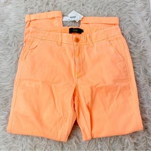 J. Crew Chino Neon Orange Dress Pants